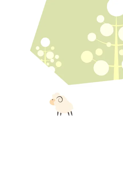 年賀状 2027 無料 | テンプレート・登録不要・かわいい [C002-02] | 年賀状スープ