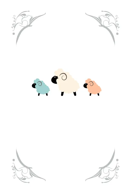 年賀状 2027 無料 | テンプレート・登録不要・かわいい [C005-02] | 年賀状スープ