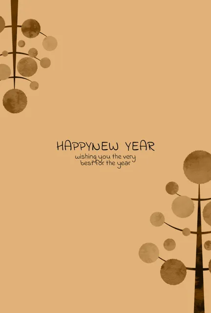 年賀状 2027 無料 | テンプレート・登録不要・おしゃれ [S023-01] | 年賀状スープ