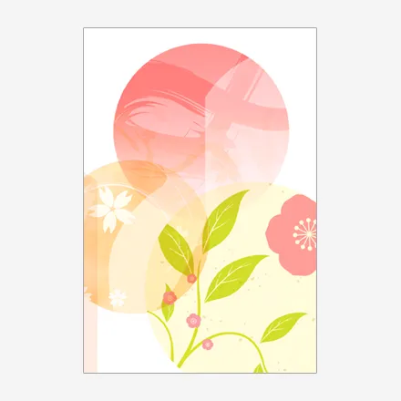 ハガキ 背景 | 無料・テンプレート・登録不要・ [PB001] | 年賀状スープ