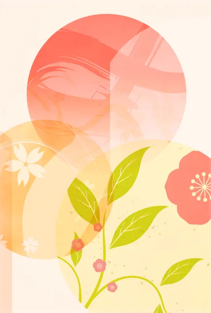 ハガキ 背景 | 無料・テンプレート・登録不要・ [PB002-01] | 年賀状スープ