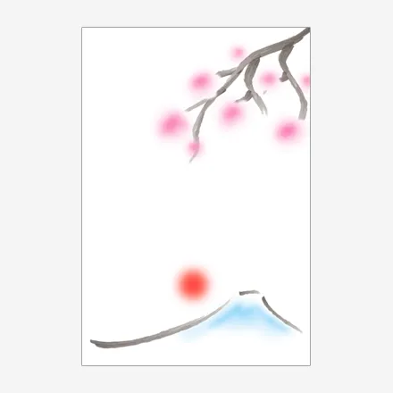 ハガキ 背景 | 無料・和風・登録不要 [PBW014] | 年賀状スープ