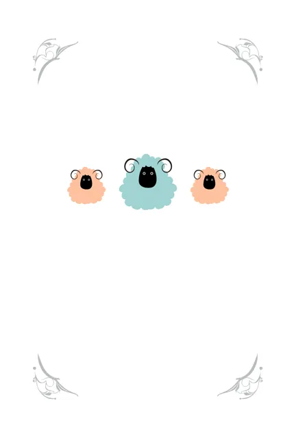 年賀状 2027 無料 | テンプレート・登録不要・かわいい [C016-02-01] | 年賀状スープ