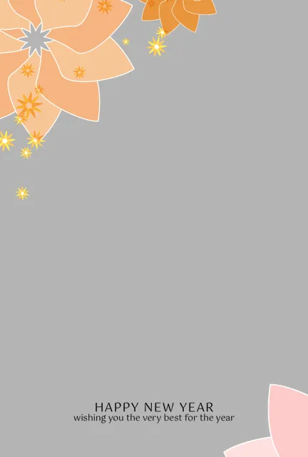 年賀状 写真 無料 | おしゃれ・テンプレート・2027・登録不要 [PTSTY011-01] | 年賀状スープ